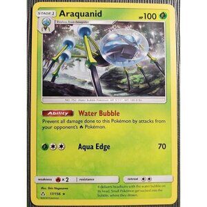 Pokemon TCG  - Araquanid - 17/156 - Ultra Prisim - Moderately Played